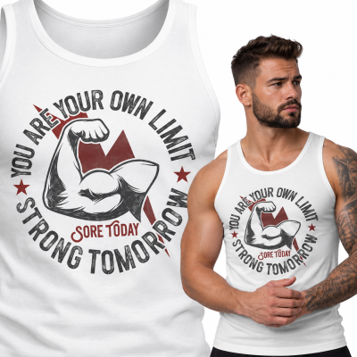 TANK TOP NA SIŁOWNIĘ  GYM SET 2